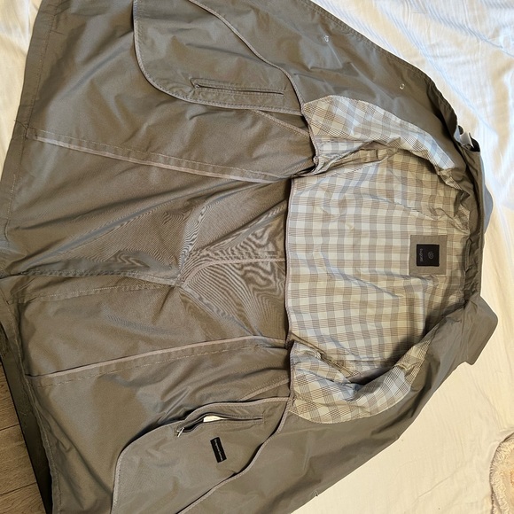 Bugatti Grey Trench Coat - Picture 8 of 10